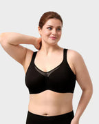 🏆 Last Day Special Price £9.99💐Women's Elegant Sheer Full Coverage Plus Size Bra