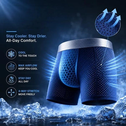 🏆45K+ SOLD 🔥2026 HOT SALE   Premium All-Day Comfort IceSilk Mesh Men's Boxer