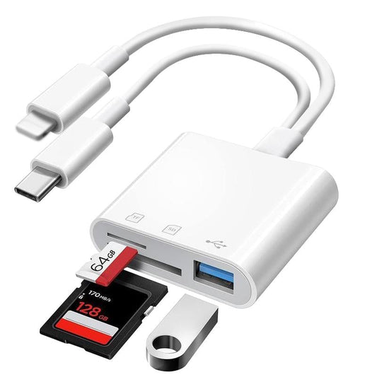 💥 50% OFF NOW! 📇 SD/TF/USB Card Reader – Plug & play, fast file transfer – Compatible with phones, laptops & cameras – compact travel essential 🔌