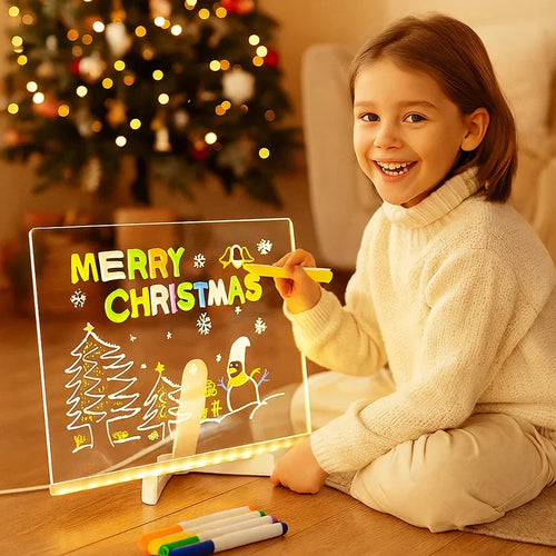 ✨LAST WEEK SPECIAL PRICE: ￡10.99!!⏳🎨Luminous Led Drawing Board For Children