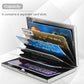 RFID Blocking Metal Card Holder - Ultra-Slim Stainless Steel Business Credit Card Case, Portable Pocket Secure ID Protector for Men’s Business Travel