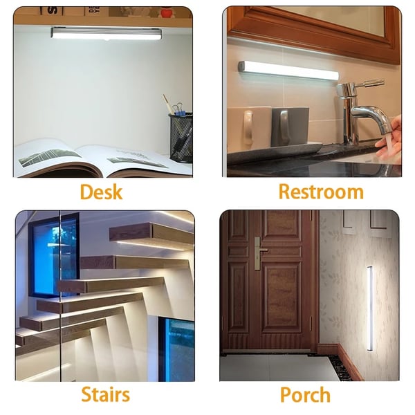 🎉LAST DAY 50% OFF💡Punch-free Smart Sensor Magnetic Rechargeable LED Lights