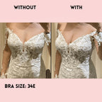 💕LAST DAY SALE ONLY ￡7.99!!💕OUFALI Lift Inserts for Bras – Lightly Padded, Double-Sided Adhesive👙 Reusable, Washable • Natural Lift • Seamless Under Clothing ✨
