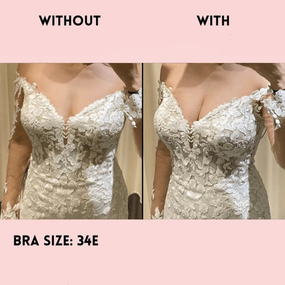 💕LAST DAY SALE ONLY ￡7.99!!💕OUFALI Lift Inserts for Bras – Lightly Padded, Double-Sided Adhesive👙 Reusable, Washable • Natural Lift • Seamless Under Clothing ✨
