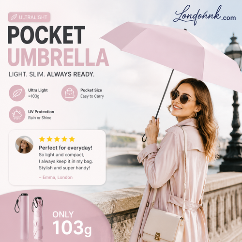 🏆 Last Day Special Price £11.99 ! 🔥Buy more Save more🎁Ultra-Lightweight Compact All-Weather Umbrella