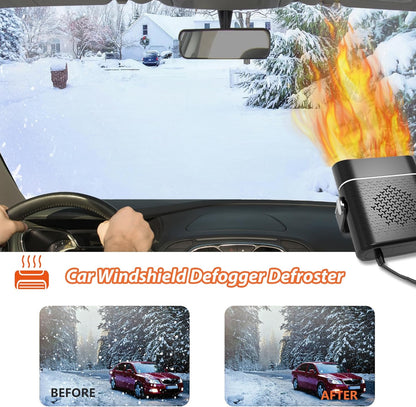 🔥New Upgrade Portable Car Heater, 60s Fast Demisting Defroster