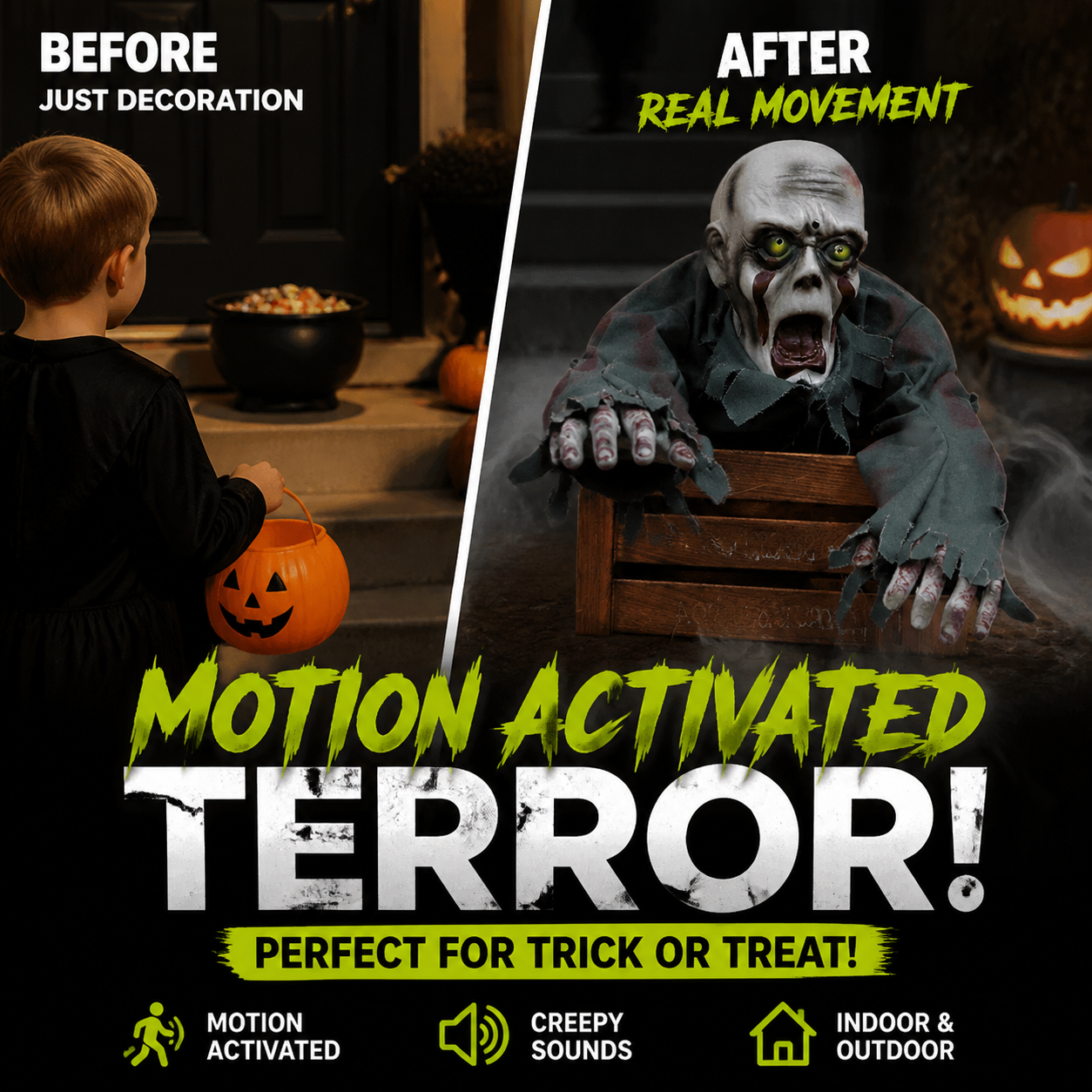 🎉🔥LIMITED-TIME 50% OFF! | Free Shipping🔥Halloween Horror Model Crawling Ghost