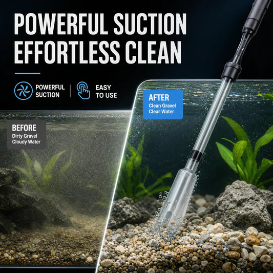 🎉HOT SALE 50% OFF🔥Electric Aquarium Gravel Cleaner✨