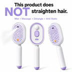 🔥ProGlide™🇬🇧 Scalp Massager Comb 💆‍♀️ – Self-Cleaning 🧼, Tangle-Free ✂️ & Frizz-Control Hair Brush with Soothing Mist Spray 💨✨ | Perfect for Dry, Brittle Hair 💧🌟