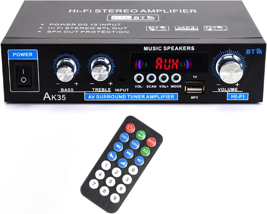 🔥While Supplies Last 40% OFF!🎉 AK35 Stereo Amplifier Home Audio Bluetooth 5.0 Max