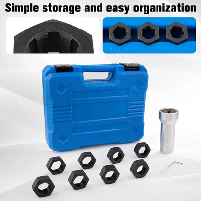 🎉 2026 Hot Sale🔧8Pcs Automotive Thread Repair Tool Set｜Hardened Steel Damaged Screw Bolt Restorer ✨