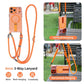 MagSafe Smartphone Case with Detachable Crossbody Neck Lanyard Strap