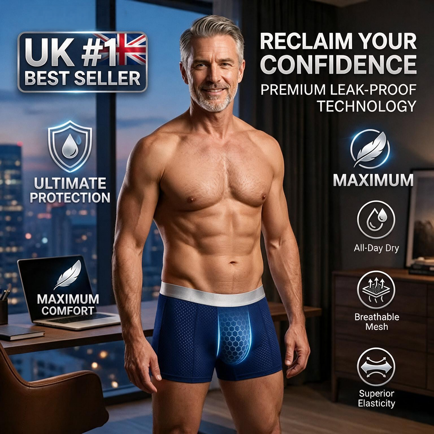 🏆45K+ SOLD 🔥2026 HOT SALE   Premium All-Day Comfort IceSilk Mesh Men's Boxer