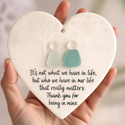 🔥LAST DAY SALE 70% OFF!⏰Heart-Shaped Sea Glass Friendship Decor🌊✨ Shaped by Nature & Crafted by Hand💝