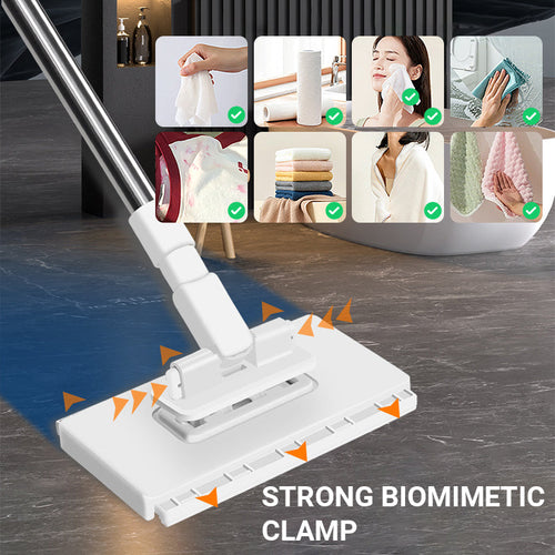 🔥This Week's Special Price:£9.99!! ‼️🧹Disposable Dust Mop with 4 Reusable Cloths✨Lightweight Floor Dusting Mop For Hardwood Tile Floors