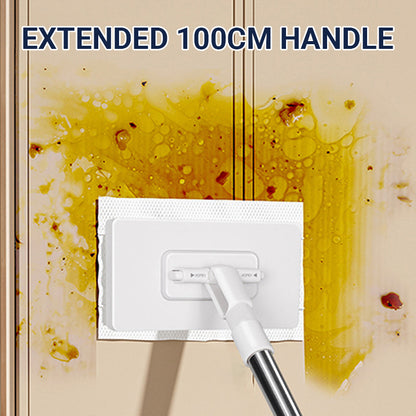 🔥This Week's Special Price:£9.99!! ‼️🧹Disposable Dust Mop with 4 Reusable Cloths✨Lightweight Floor Dusting Mop For Hardwood Tile Floors