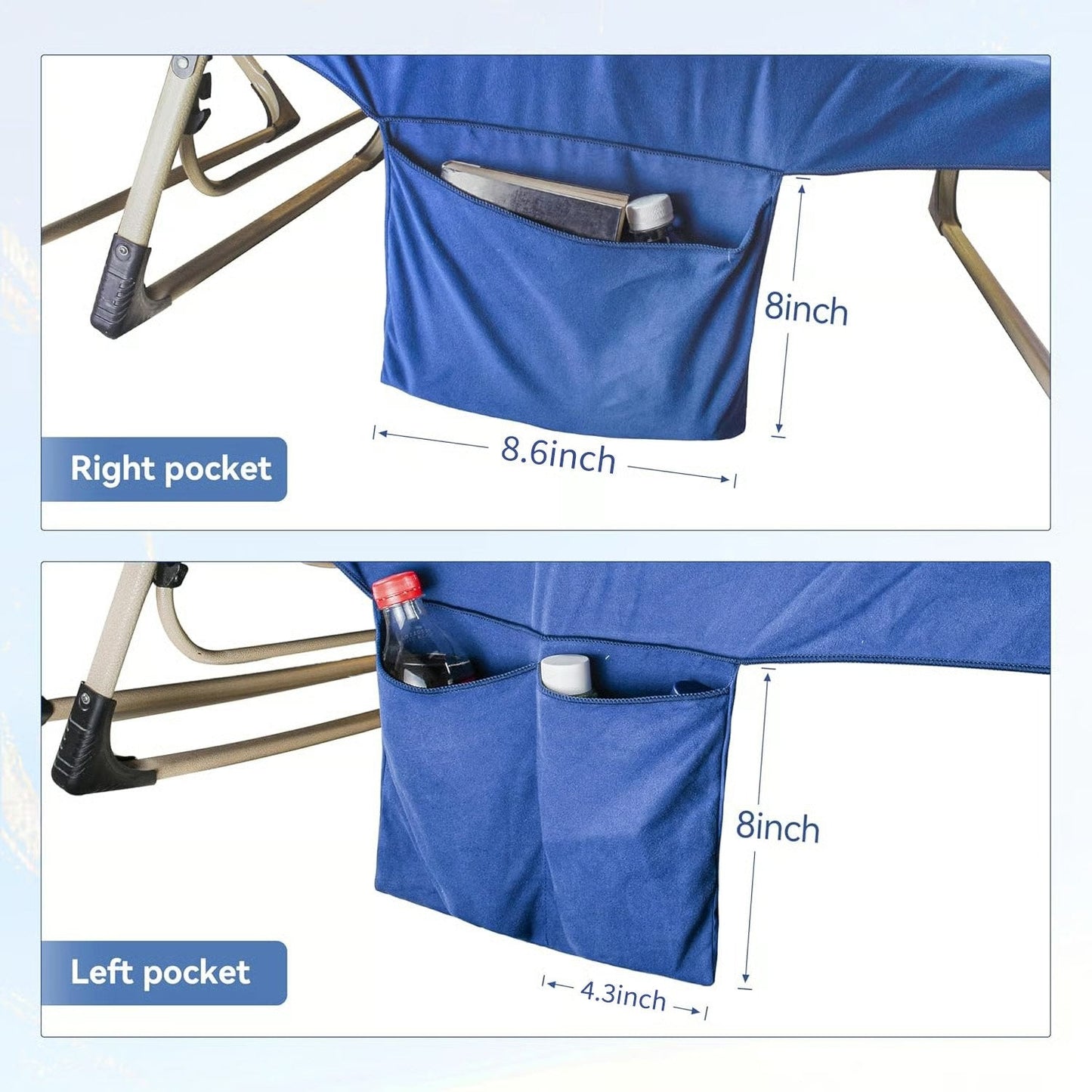 🏖️Limited Time Sale 50% OFF!🌞OHS Sun Lounger Towel with Pockets & Carry Bag 🏖️  Extra-Large Microfibre Beach Towel – Quick-Dry, Lightweight & Sand-Resistant☀️🇬🇧✨