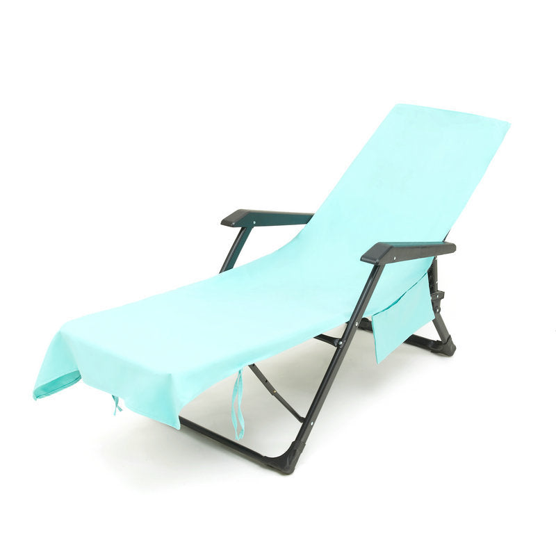 🏖️Limited Time Sale 50% OFF!🌞OHS Sun Lounger Towel with Pockets & Carry Bag 🏖️  Extra-Large Microfibre Beach Towel – Quick-Dry, Lightweight & Sand-Resistant☀️🇬🇧✨