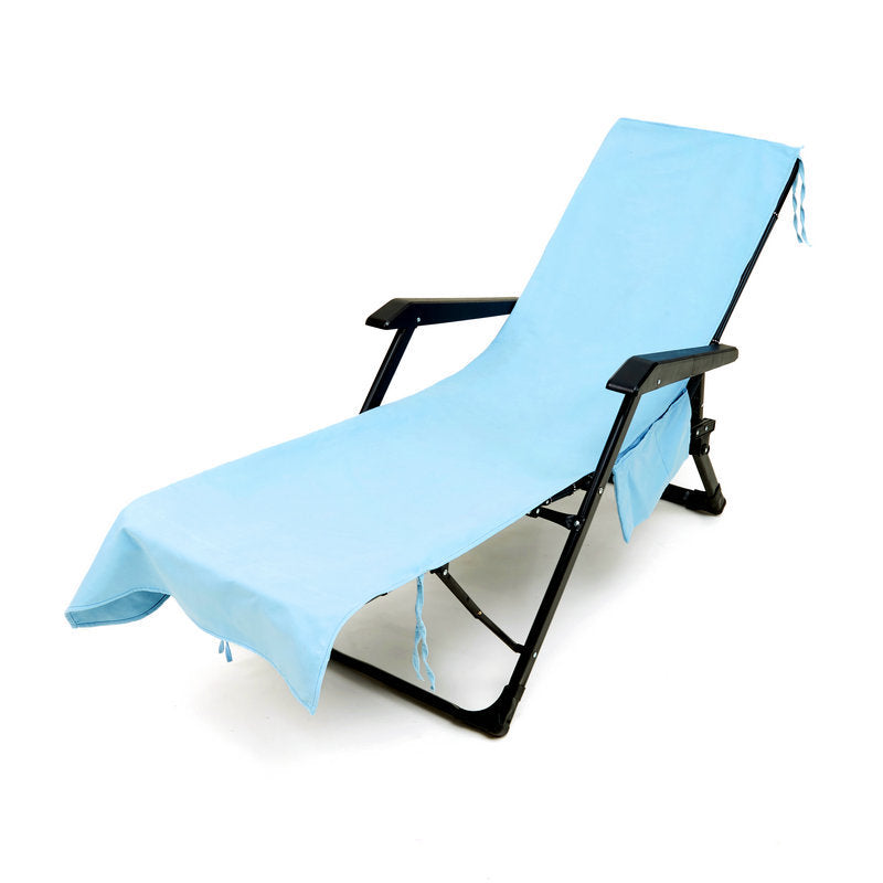 🏖️Limited Time Sale 50% OFF!🌞OHS Sun Lounger Towel with Pockets & Carry Bag 🏖️  Extra-Large Microfibre Beach Towel – Quick-Dry, Lightweight & Sand-Resistant☀️🇬🇧✨