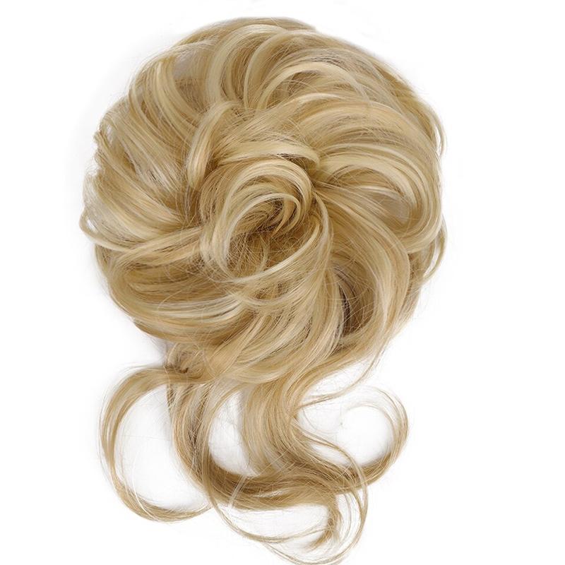 💗LAST DAY - BUY 1 GET 1 FREE + FREE GIFT!!💗Messy Curly Hair Bun Scrunchie Extensions1