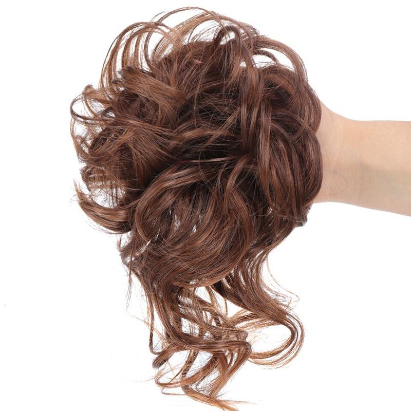 💗LAST DAY - BUY 1 GET 1 FREE + FREE GIFT!!💗Messy Curly Hair Bun Scrunchie Extensions1
