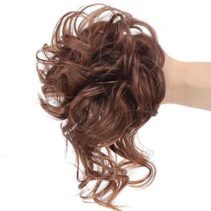 💗LAST DAY - BUY 1 GET 1 FREE + FREE GIFT!!💗Messy Curly Hair Bun Scrunchie Extensions1