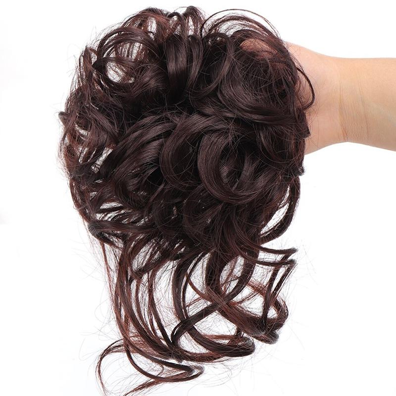 💗LAST DAY - BUY 1 GET 1 FREE + FREE GIFT!!💗Messy Curly Hair Bun Scrunchie Extensions1