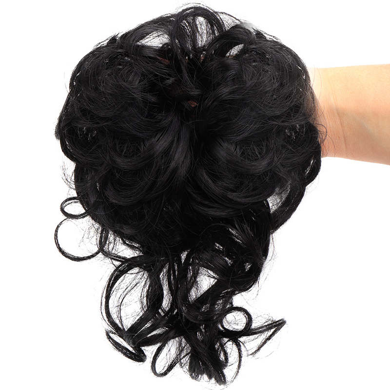 💗LAST DAY - BUY 1 GET 1 FREE + FREE GIFT!!💗Messy Curly Hair Bun Scrunchie Extensions1