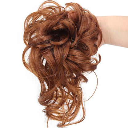 💗LAST DAY - BUY 1 GET 1 FREE + FREE GIFT!!💗Messy Curly Hair Bun Scrunchie Extensions1