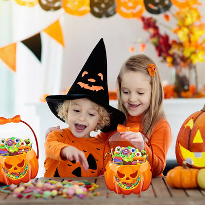 👻Halloween Bestsellers-60%off🎃Halloween Transparent Pumpkin Favor Bags✨Perfect for Party, Trick-or-Treat, Classroom Gifts