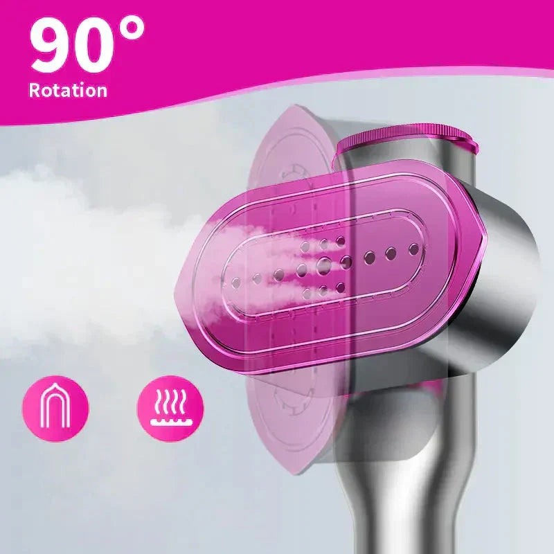 🥳2026 HOT SALE💞 50% OFF! Steam Iron & Steamer 2-in-1 – Kills 99.99% mites & bacteria. 5s preheat, 150ml tank. Ceramic plate, even heat. Safe for silk to cotton. Your fabric care essential. 🛡️🌿