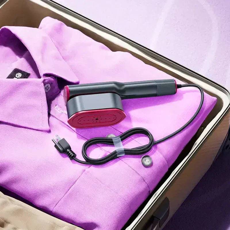 🥳2026 HOT SALE💞 50% OFF! Steam Iron & Steamer 2-in-1 – Kills 99.99% mites & bacteria. 5s preheat, 150ml tank. Ceramic plate, even heat. Safe for silk to cotton. Your fabric care essential. 🛡️🌿