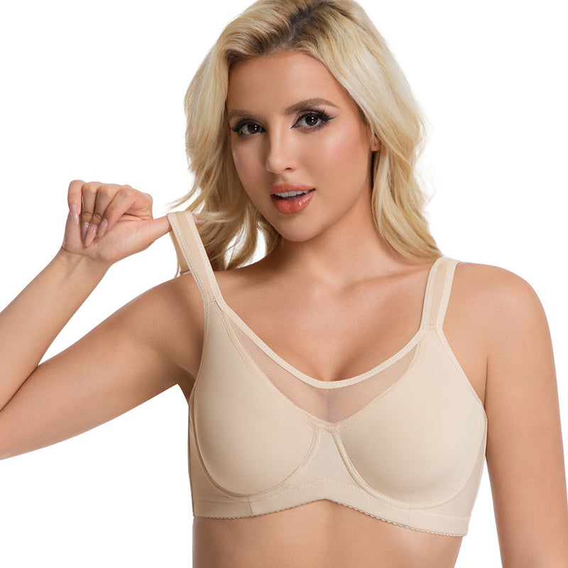 🏆 Last Day Special Price £6.99💐Women's Elegant Sheer Full Coverage Plus Size Bra