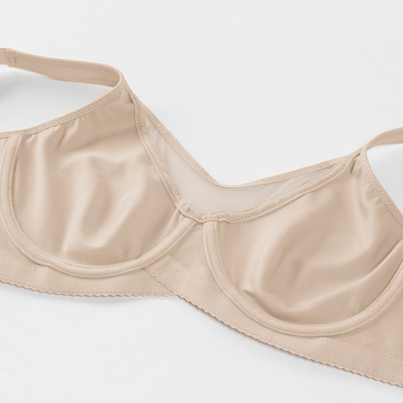 🏆 Last Day Special Price £6.99💐Women's Elegant Sheer Full Coverage Plus Size Bra