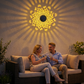 🌀💥Limited Sale Buy 1 Get 1 Free🌞💡Solar Mandala Wall Light Outdoor Garden Fence Projector Lamp Patio Ambient Decor