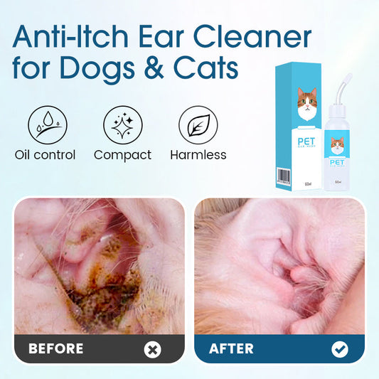 🐶🐱 Ear cleaner | Relieves itching in dogs & cats 👂