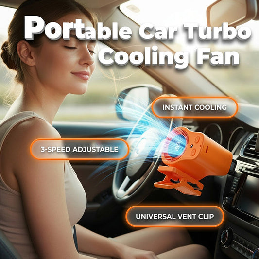 🌀Summer Hot Sale - ONLY ￡12.99!!🚙Hands-Free Personal Cooling Fan with LED Display❄️🌬️