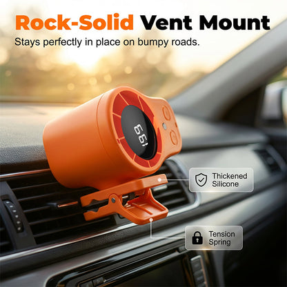 🌀Summer Hot Sale - ONLY ￡12.99!!🚙Hands-Free Personal Cooling Fan with LED Display❄️🌬️