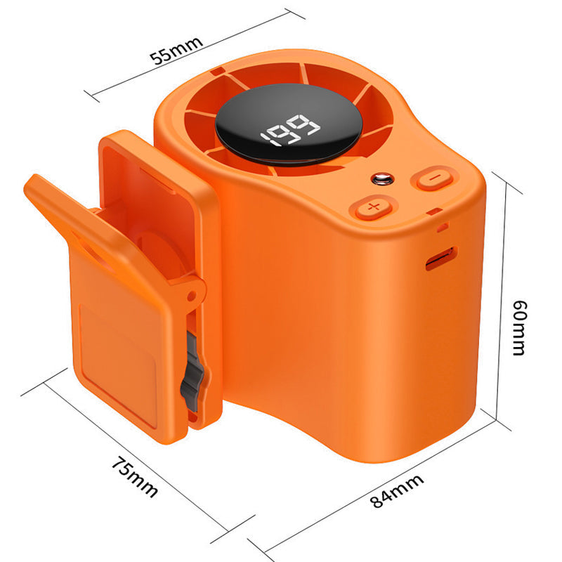 🌀Summer Hot Sale - ONLY ￡12.99!!🚙Hands-Free Personal Cooling Fan with LED Display❄️🌬️