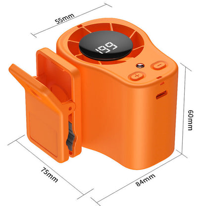🌀Summer Hot Sale - ONLY ￡12.99!!🚙Hands-Free Personal Cooling Fan with LED Display❄️🌬️