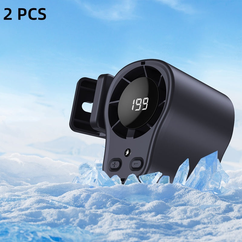 🌀Summer Hot Sale - ONLY ￡12.99!!🚙Hands-Free Personal Cooling Fan with LED Display❄️🌬️