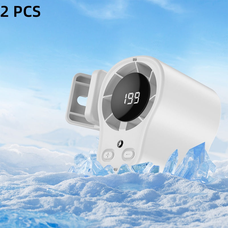 🌀Summer Hot Sale - ONLY ￡12.99!!🚙Hands-Free Personal Cooling Fan with LED Display❄️🌬️