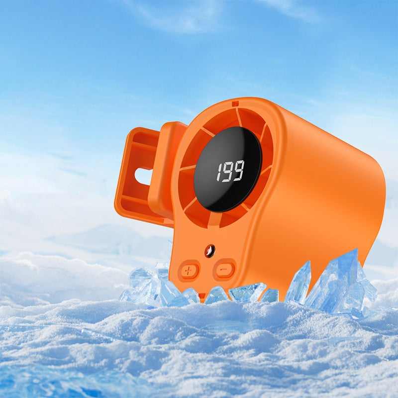 🌀Summer Hot Sale - ONLY ￡12.99!!🚙Hands-Free Personal Cooling Fan with LED Display❄️🌬️