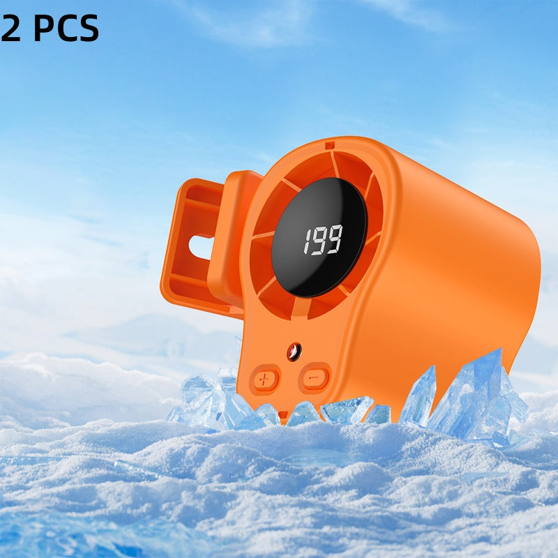 🌀Summer Hot Sale - ONLY ￡12.99!!🚙Hands-Free Personal Cooling Fan with LED Display❄️🌬️