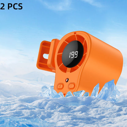 🌀Summer Hot Sale - ONLY ￡12.99!!🚙Hands-Free Personal Cooling Fan with LED Display❄️🌬️