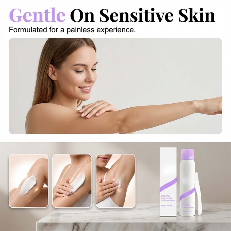 🧴LAST DAY SALE ONLY ￡7.99!! 💖Gentle & Painless Hair Removal Cream Duo for Sensitive Skin, Say Goodbye To Unwanted Hair Without Pain👋