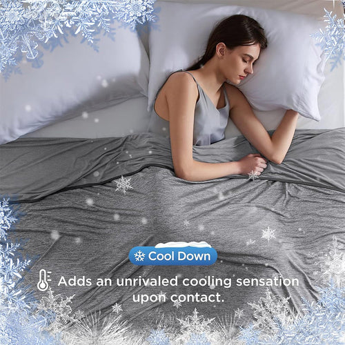 🏆LAST DAY SALE 50% OFF!!💕Smart Cooling Blanket❄️ Lightweight • Breathable • For Hot Sleepers & Night Sweats 😴