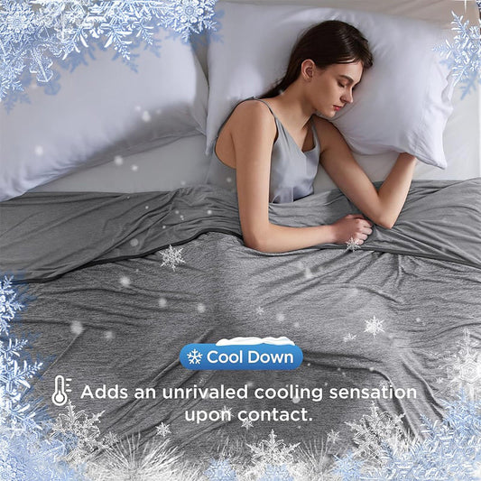 🏆LAST DAY SALE 50% OFF!!💕Smart Cooling Blanket❄️ Lightweight • Breathable • For Hot Sleepers & Night Sweats 😴
