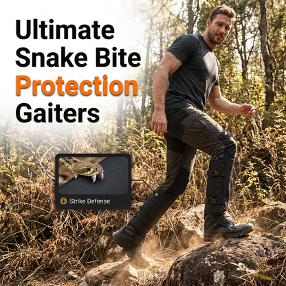 Outdoor protective gaiters in camouflage 🥾 Protection against thorns, snakes and undergrowth