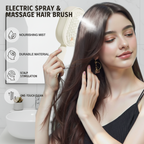 🔥ProGlide™🇬🇧 Scalp Massager Comb 💆‍♀️ – Self-Cleaning 🧼, Tangle-Free ✂️ & Frizz-Control Hair Brush with Soothing Mist Spray 💨✨ | Perfect for Dry, Brittle Hair 💧🌟